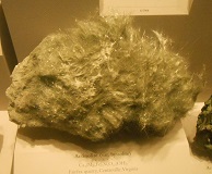 Actinolite (var Byssolite), Smithsonian National Museum of Natural History